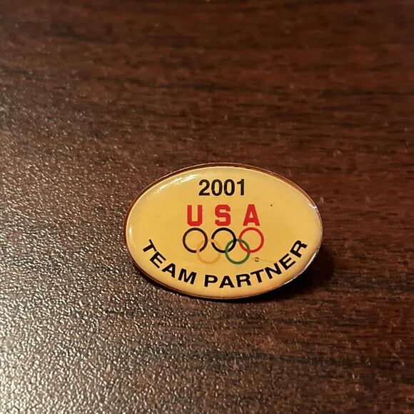 2001 Anchorage Alaska Special Olympics World Winter Games Team Usa Lapel Hat Pin